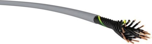 YSLY-JZ (árnyékolatlan vezérlő ) 12x0,75 mm2, 2 fm kiszerelés (méretre vágott), szürke sodrott réz PVC szigetelésű 300/500V kábel