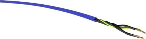 YSLY-JZ EB (árnyékolatlan gyújtószikramentes vezérlő ) 5x1,5 mm2 kék sodrott réz PVC szigetelésű 300/500V kábel