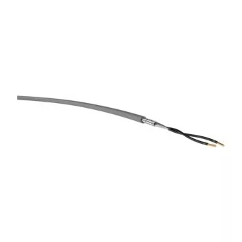 YSLCY-OZ 2x2,5 mm2 árnyékolt vezérlő kábel szürke PVC 300/500V