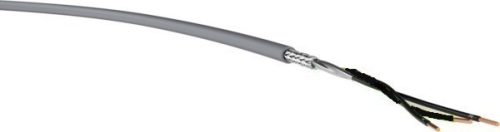 YSLCY-OZ (árnyékolt vezérlő ) 3x1 mm2 szürke sodrott réz PVC szigetelésű 300/500V kábel