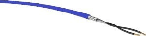 YSLCY-OZ EB (árnyékolt gyújtószikramentes vezérlő ) 2x1,5 mm2 kék sodrott réz PVC szigetelésű 300/500V kábel