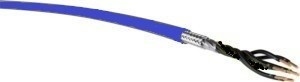 YSLCY-OZ EB (árnyékolt gyújtószikramentes vezérlő ) 3x0,75 mm2 kék sodrott réz PVC szigetelésű 300/500V kábel