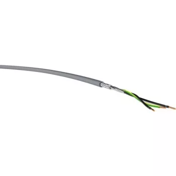 YSLCY-JZ 3x1 mm2 árnyékolt vezérlő kábel szürke PVC 300/500V