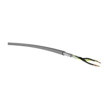 YSLCY-JZ 5x0,75 mm2 árnyékolt vezérlő kábel szürke PVC 300/500V