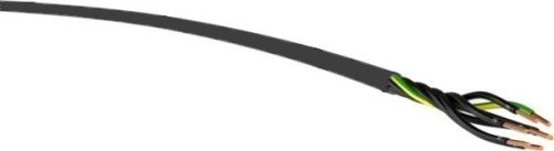 YSLY-JZ (árnyékolatlan kültéri vezérlő) 4x1 mm2 fekete sodrott réz PVC szigetelésű 0,6/1Kv kábel