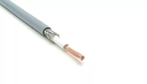 LiYCY 1x0,25 mm2 árnyékolt elektronikai kábel - szürke PVC 350V