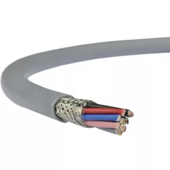 LiYCY 12x0,5 mm2 árnyékolt elektronikai kábel - szürke PVC 350V