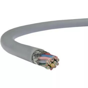 LiYCY 14x0,5 mm2 árnyékolt elektronikai kábel - szürke PVC 350V