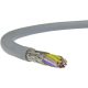 LiYCY (árnyékolt elektronikai) 16x0,5 mm2 szürke sodrott réz PVC szigetelésű 350V kábel