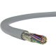 LiYCY (árnyékolt elektronikai) 24x0,14 mm2 szürke sodrott réz PVC szigetelésű 350V kábel