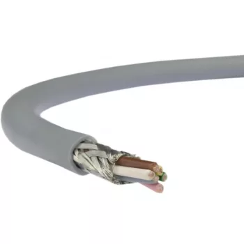 LiYCY 3x2x0,5 mm2 árnyékolt elektronikai kábel - szürke PVC 350V