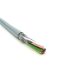 LiYCY (árnyékolt elektronikai) 4x2x0,25 mm2 szürke sodrott réz PVC szigetelésű 350V kábel