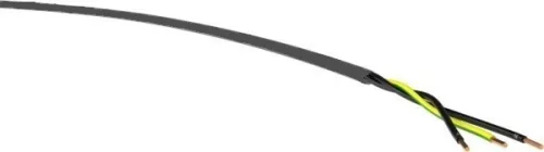 YSLY-JZ 3x4 mm2 vezérlőkábel kültéri fekete