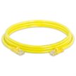 Szerelt patch kábel UTP Cat5e 1 m PVC SÁRGA