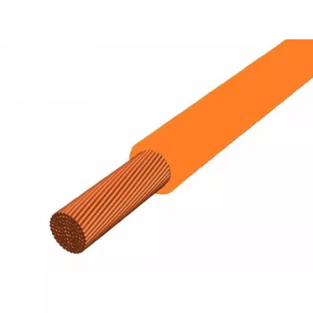 MKH (H07V-K) 1x6 mm2 vezeték - narancs PVC szigetelésű - 100 fm - 450/750V