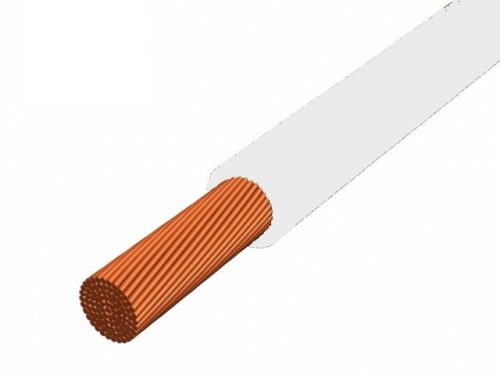 MCSKH (H05V-K) 1x1 mm2 fehér sodrott réz PVC szigetelésű 300/500V vezeték
