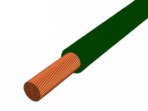 MCSKH (H05V-K) 1x0,5 mm² zöld sodrott réz vezeték 200 fm