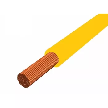 MKH (H07V-K) 1x2,5 mm2 vezeték - sárga PVC szigetelésű - 100 fm - 450/750V
