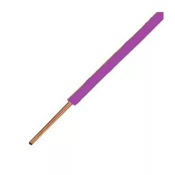 MCS (H05V-U) 1x0,75 mm² lila tömör réz vezeték 200 fm
