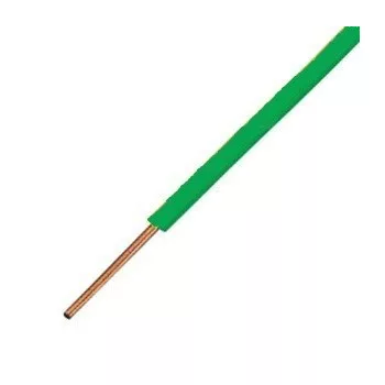 MCS (H05V-U) 1x1 mm² zöld tömör réz vezeték 100 fm