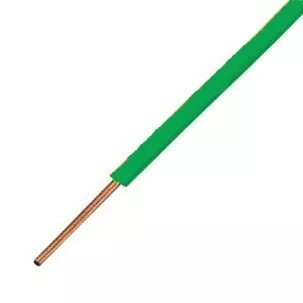MCS (H05V-U) 1x1 mm² zöld tömör réz vezeték 100 fm