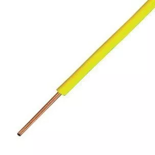 MCS (H05V-U) 1x1 mm² sárga tömör réz vezeték 100 fm