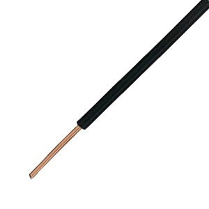 MCU (H07V-U) 1x4 mm² fekete tömör réz PVC szigetelésű vezeték – 450/750V