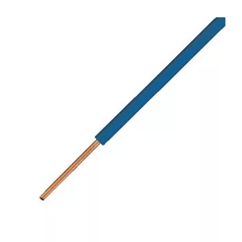 MCS (H05V-U) 1x0,75 mm² kék tömör réz vezeték 200 fm