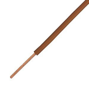MCU (H07V-U) 1x1,5 mm² barna tömör réz PVC szigetelésű vezeték – 450/750V