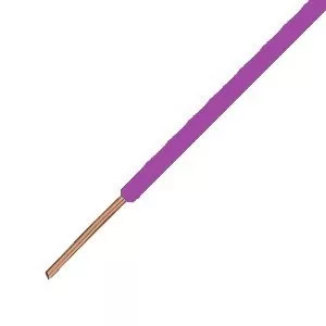 MCU (H07V-U) 1x1,5 mm² lila tömör réz PVC szigetelésű vezeték – 450/750V
