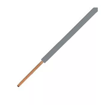MCS (H05V-U) 1x0,5 mm² szürke tömör réz vezeték 200 fm