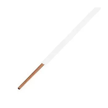 MCS (H05V-U) 1x0,5 mm² fehér tömör réz vezeték 200 fm