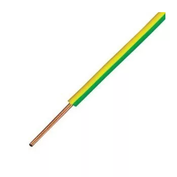   MCU (H07V-R) 1x150 mm2 zöld/sárga tömör réz PVC szigetelésű 450/750V vezeték