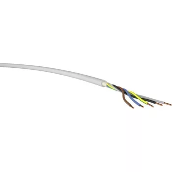 MBCU NYM-J 5x6 mm² szürke kábel méretre vágva 61 m-től – tömör réz, PVC, 300/500V