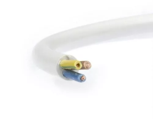MT H03VV-F 3x0,75 mm² fehér PVC kábel – sodrott réz vezeték 300/300V
