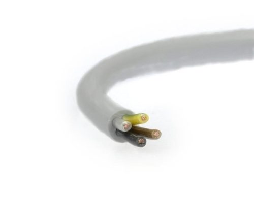 MT (H03VV-F) 4x1 mm2 szürke sodrott réz PVC szigetelésű 300/300V kábel