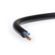 MT (H05VV-F) 2x1,5 mm2 fekete sodrott réz PVC szigetelésű 300/500V kábel