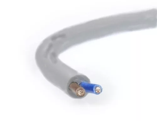 MT H05VV-F 2x0,75 mm² szürke PVC kábel – sodrott réz vezeték 300/500V