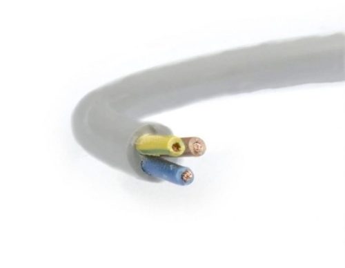 MT (H05VV-F) 3x1 mm2 szürke sodrott réz PVC szigetelésű 300/500V kábel