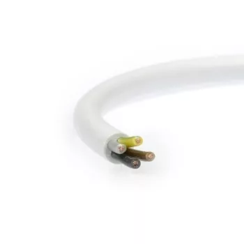 MT H05VV-F 4x2,5 mm² fehér PVC kábel 100m – sodrott réz vezeték 300/500V