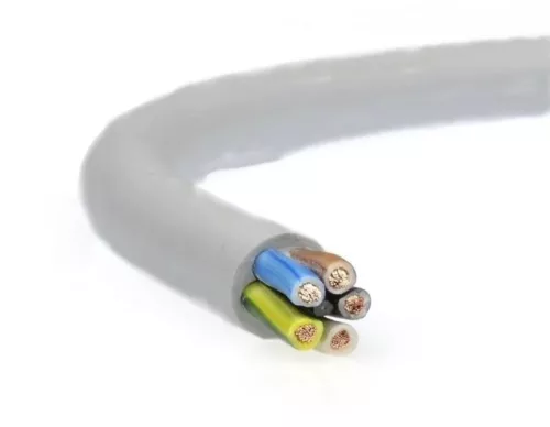MT H05VV-F 5x0,75 mm² szürke PVC kábel – sodrott réz vezeték 300/500V