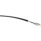 H05RR-F (GT gumikábel) 2x1 mm2 fekete, sodrott, réz, extrudált EI 4 típusú (EPR)gumi-anyagkeverék szigetelésű, 300/500V-os kábel