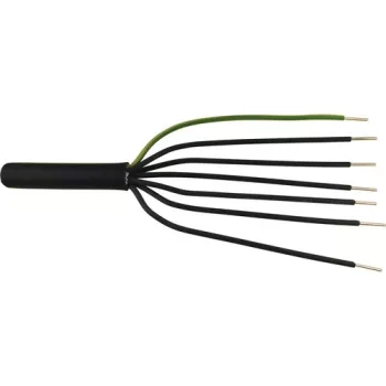 NYY-J (E-YY-J) 7x4 mm2 fekete tömör réz PVC szigetelésű 0,6/1Kv erőátviteli földkábel