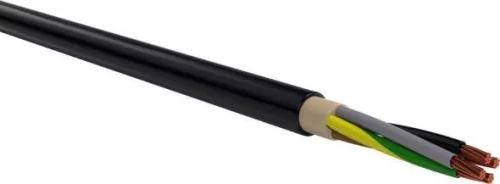 NYY-J (E-YY-J) 4x16 mm2 fekete sodrott réz PVC szigetelésű 0,6/1Kv erőátviteli földkábel