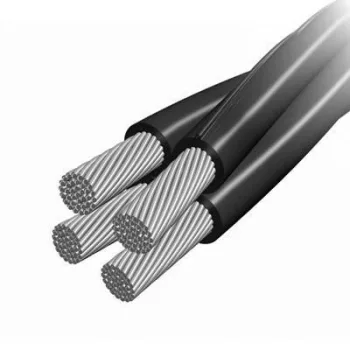   Légkábel kültérre, beltérre (NFA2X) 4x16 mm2, merev, árnyékolatlan, fekete, tömör, alumínium, XLPE szigetelésű, 0,6/1Kv-os kábel