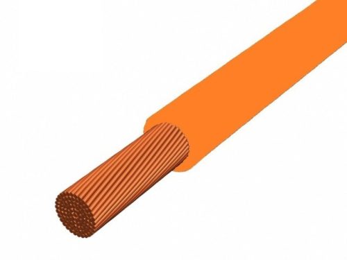 H05Z-K 1x1 mm2 narancs 300/500V sodrott réz halogenmentés szigetelésű vezeték