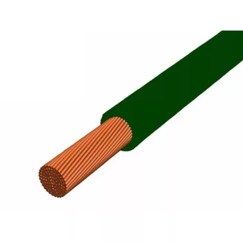   H07Z-K 1x1,5 mm2 zöld 450/750V sodrott réz halogenmentés szigetelésű vezeték