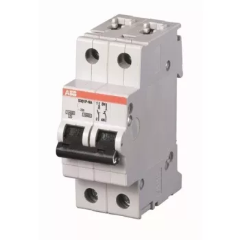   ABB S201P-B6NA kismegszakító 1P+N, 6A, B karakterisztika, 25kA (ABB 2CDS281103R0065, S201PB6NA)