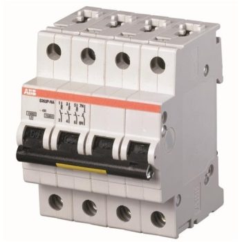   ABB S203P-B6NA kismegszakító 3P+N, 6A, B karakterisztika, 25kA (ABB 2CDS283103R0065, S203PB6NA)