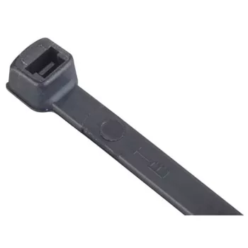   ABB 7TCA300060R0000 SKT100-80X-100 Kábelkötegelő, fekete poliamid (nylon 6.6) 85 Celsius-fokig (185 F),100 mm hosszúság, 2,5 mm szélesség, vastagság 1,1 mm, szakítószilárdsági osztály 80 newton (18 font)